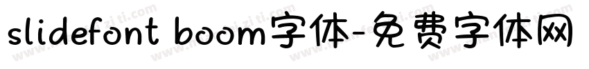 slidefont boom字体字体转换
